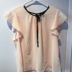 Flowy Light Pink Blouse